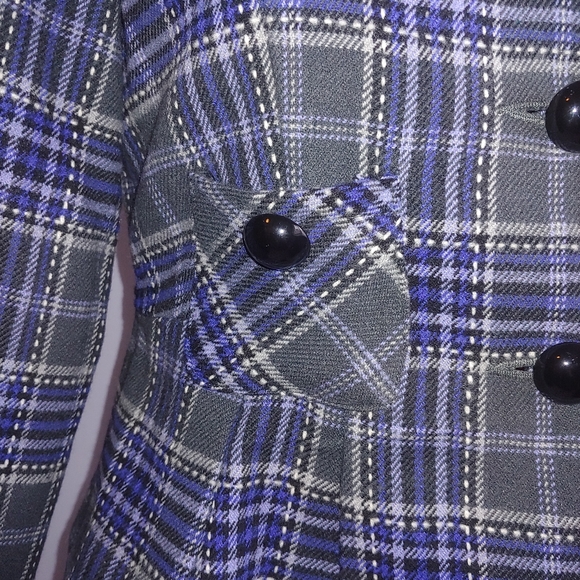 Mac&Jac Plaid Peplum Blazer - Picture 4 of 8